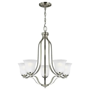 Generation Lighting - Emmons Five Light Chandelier (with Bulbs) - Lights Canada