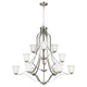 Generation Lighting - Emmons Twelve Light Chandelier (with Bulbs) - Lights Canada