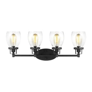 Generation Lighting - Belton Four Light Wall / Bath (with Bulbs) - Lights Canada