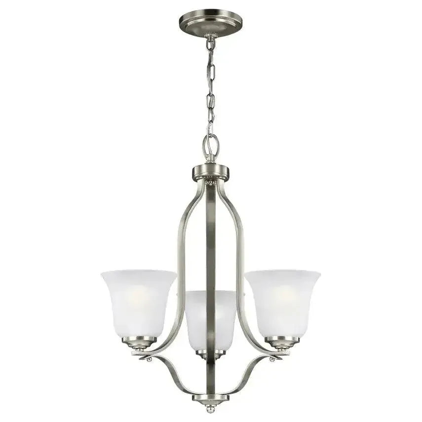 Generation Lighting - Emmons Three Light Chandelier (with Bulbs) - Lights Canada