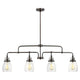 Generation Lighting - Belton Four Light Island Pendant (with Bulbs) - Lights Canada
