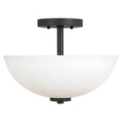 Generation Lighting - Oslo Two Light Semi-Flush Convertible Pendant (with Bulbs) - Lights Canada