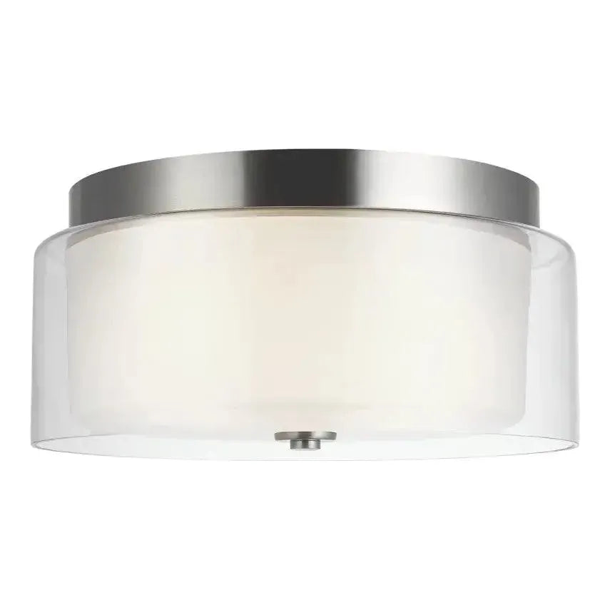 Generation Lighting - Elmwood Park Two Light Flush Mount (with Bulbs) - Lights Canada