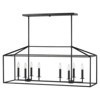 Perryton Eight Light Island Pendant (with Bulbs)