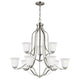 Generation Lighting - Emmons Nine Light Chandelier - Lights Canada