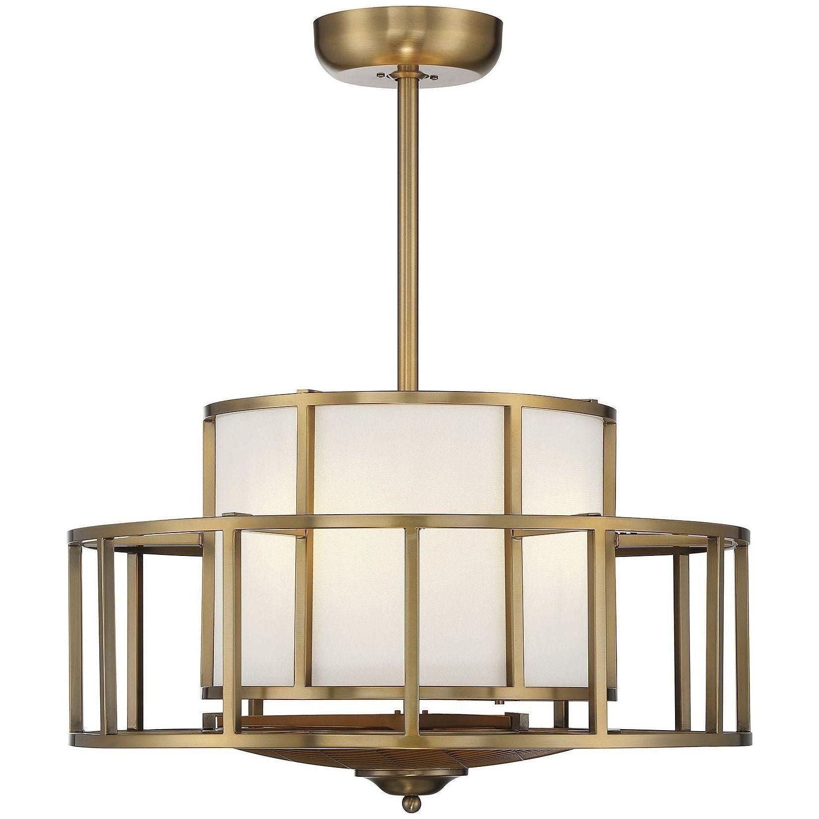 Savoy House - Oslo 4-Light Fan D'Lier - Lights Canada