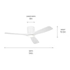 Kichler - Volos 54" Ceiling Fan - Lights Canada