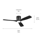 Kichler - Volos 54" Ceiling Fan - Lights Canada