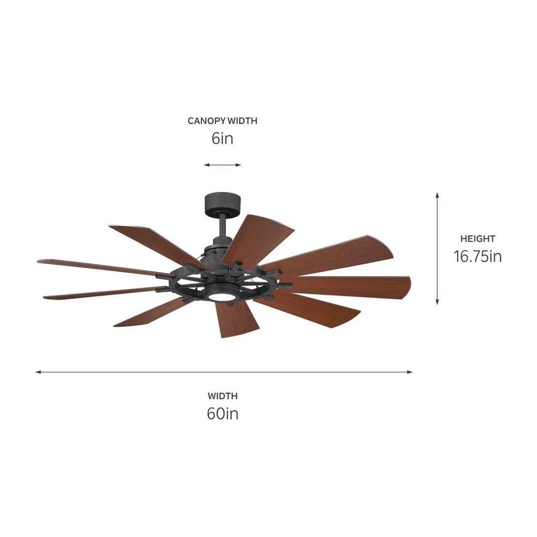 Kichler - Gentry 60" Ceiling Fan - Lights Canada