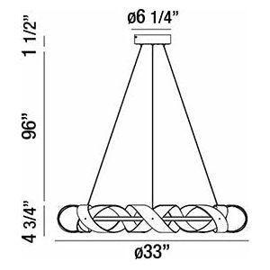 Eurofase - Banderia Chandelier - Lights Canada