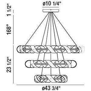 Eurofase - Banderia Chandelier - Lights Canada