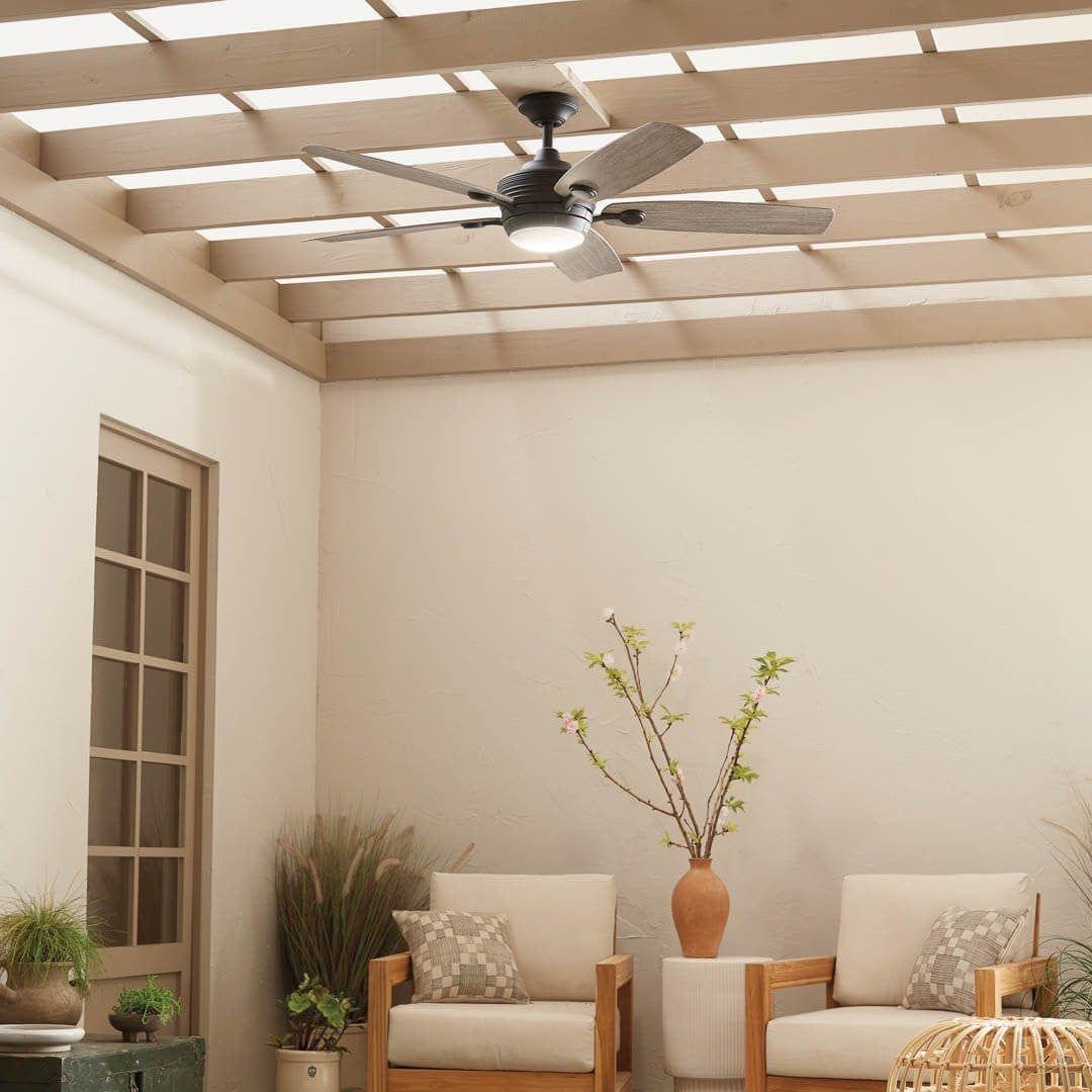 Kichler - Tranquil 56" Weather+ Outdoor Ceiling Fan - Lights Canada