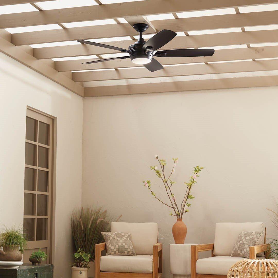 Kichler - Tranquil 56" Weather+ Outdoor Ceiling Fan - Lights Canada