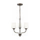 Generation Lighting - Windom 3-Light Chandelier - Lights Canada