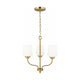 Generation Lighting - Windom 3-Light Chandelier (with Bulbs) - Lights Canada