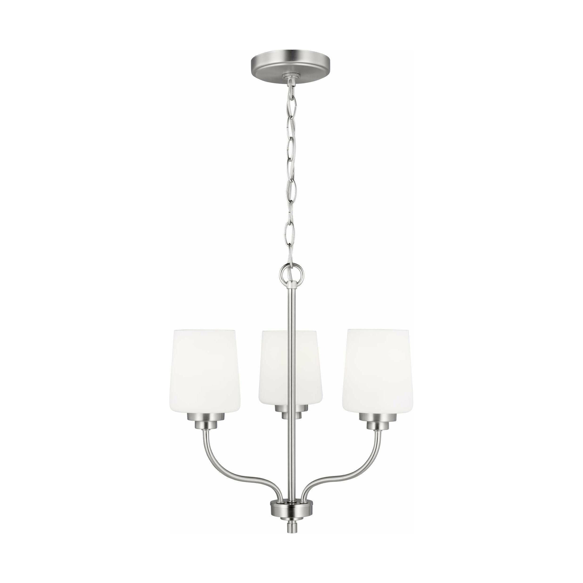 Generation Lighting - Windom 3-Light Chandelier (with Bulbs) - Lights Canada