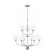 Generation Lighting - Windom 9-Light Chandelier (with Bulbs) - Lights Canada