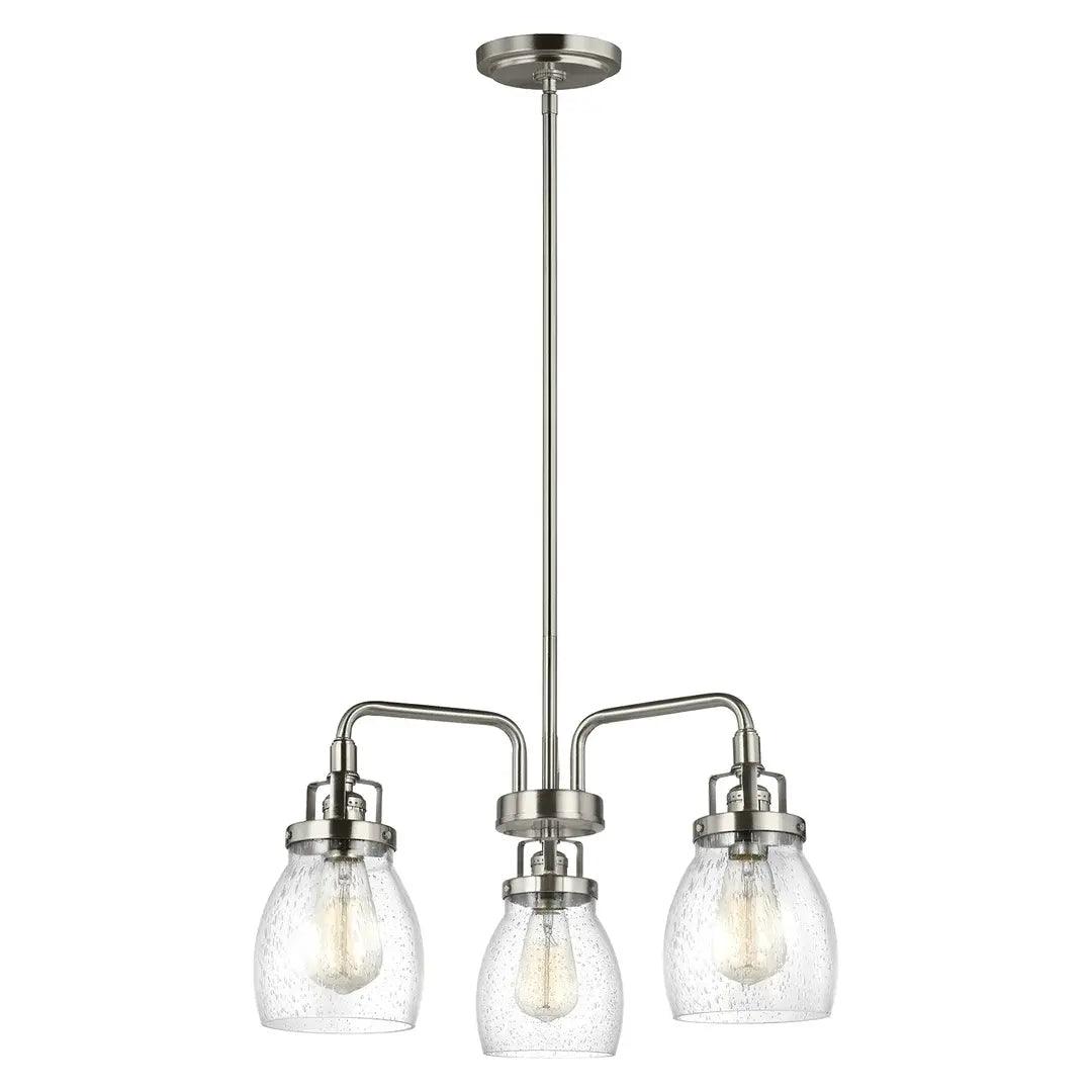 Generation Lighting - Belton Three Light Chandelier (with Bulbs) - Lights Canada