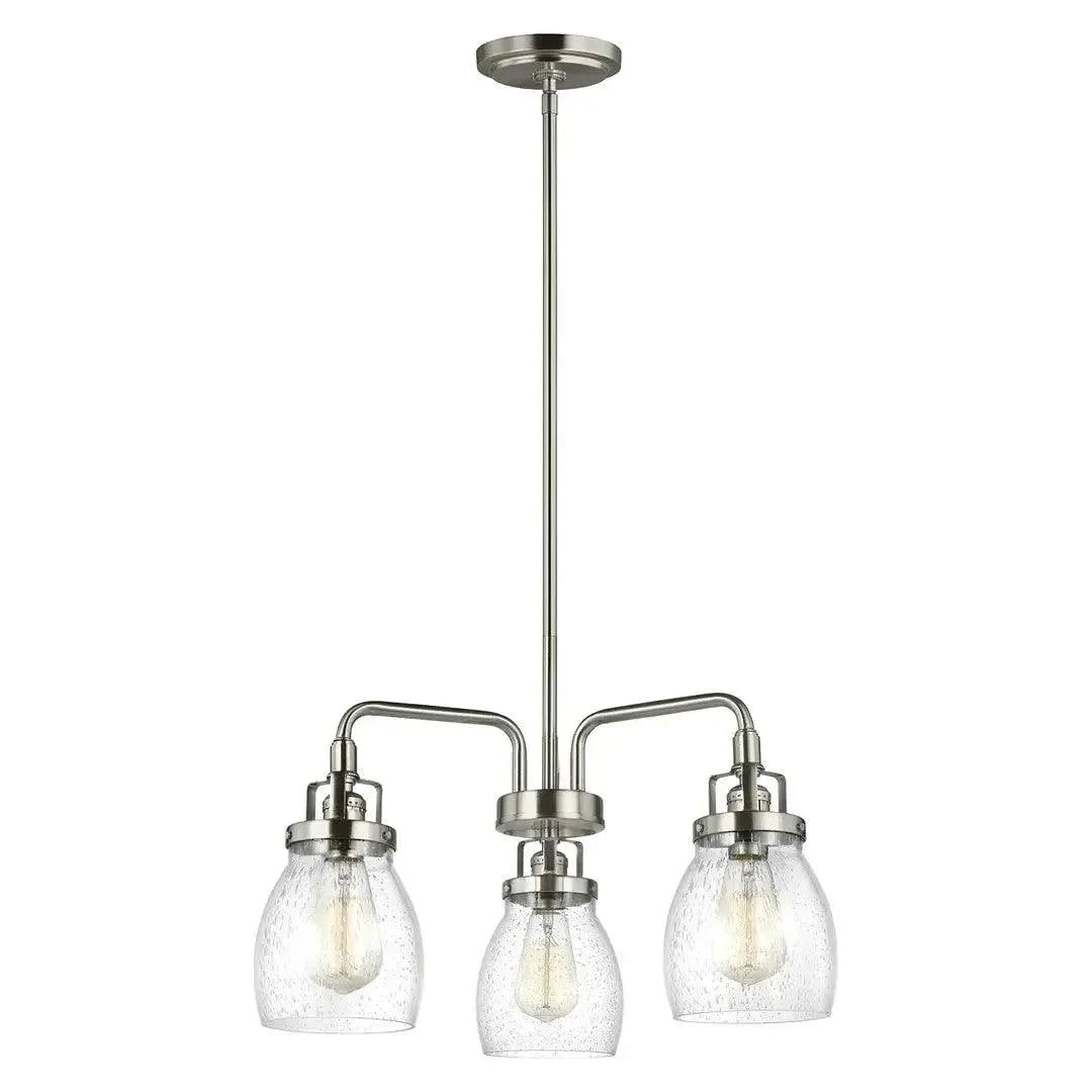 Generation Lighting - Belton Three Light Chandelier (with Bulbs) - Lights Canada