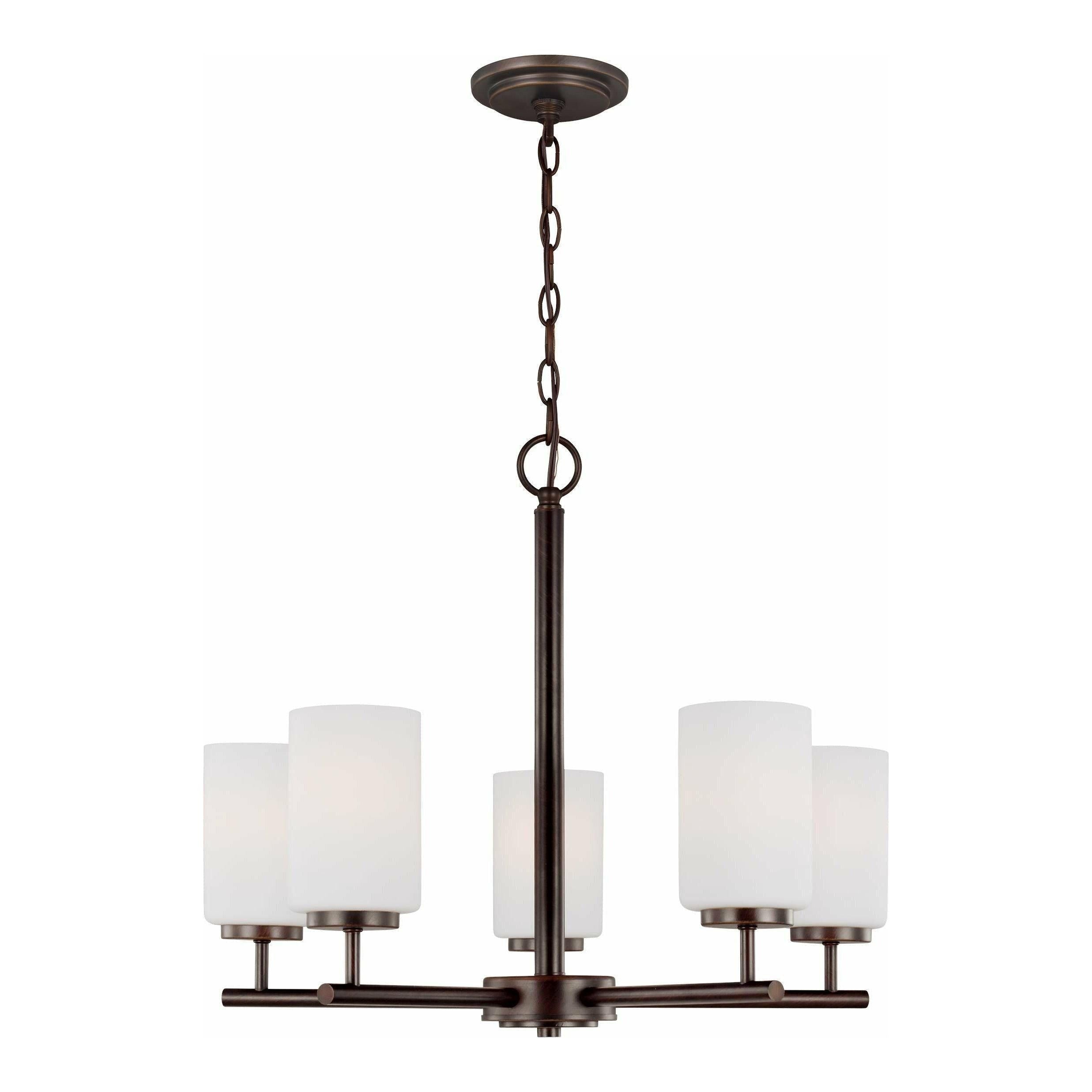 Generation Lighting - Oslo 5-Light Chandelier (with Bulbs) - Lights Canada