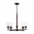 Generation Lighting - Oslo 5-Light Chandelier (with Bulbs) - Lights Canada