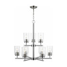Generation Lighting - Oslo 9-Light Chandelier (with Bulbs) - Lights Canada
