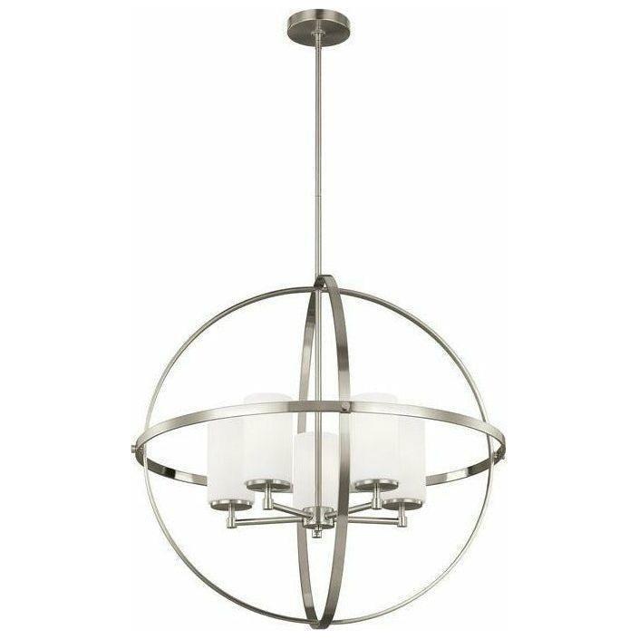 Generation Lighting - Alturas 5-Light Chandelier (with Bulbs) - Lights Canada