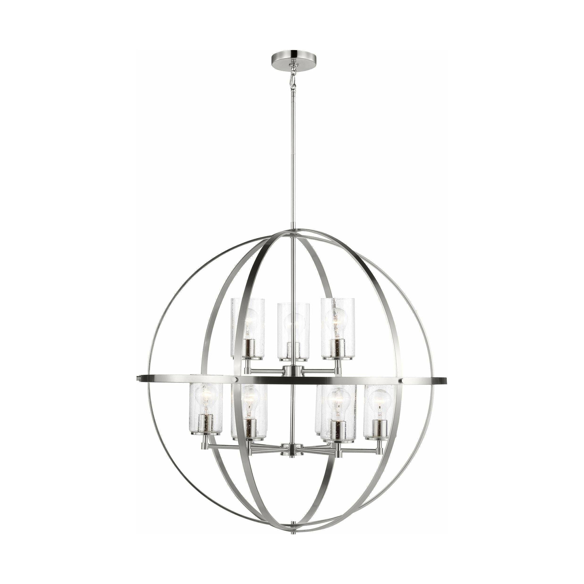 Generation Lighting - Alturas 9-Light Chandelier (with Bulbs) - Lights Canada