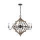 Generation Lighting - Socorro Chandelier - Lights Canada