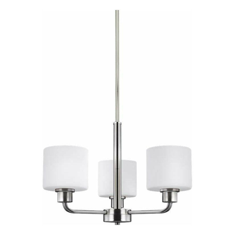 Generation Lighting - Canfield 3-Light Chandelier (with Bulbs) - Lights Canada