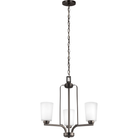 Generation Lighting - Franport 3-Light Chandelier (with Bulbs) - Lights Canada