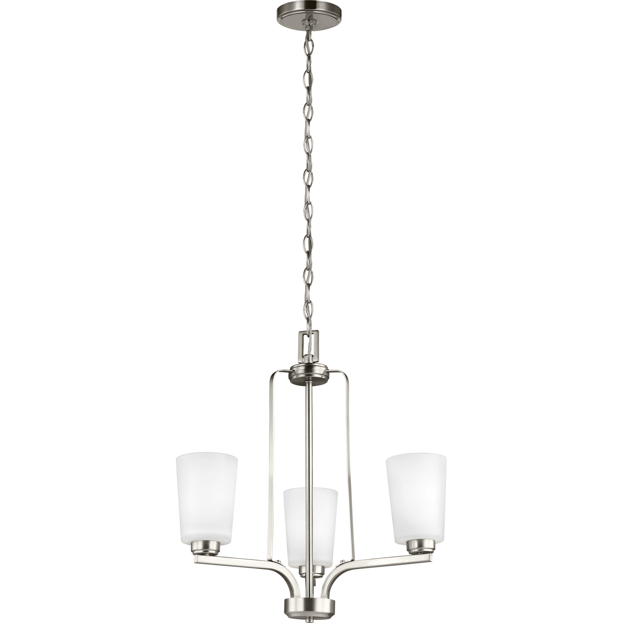 Generation Lighting - Franport 3-Light Chandelier (with Bulbs) - Lights Canada