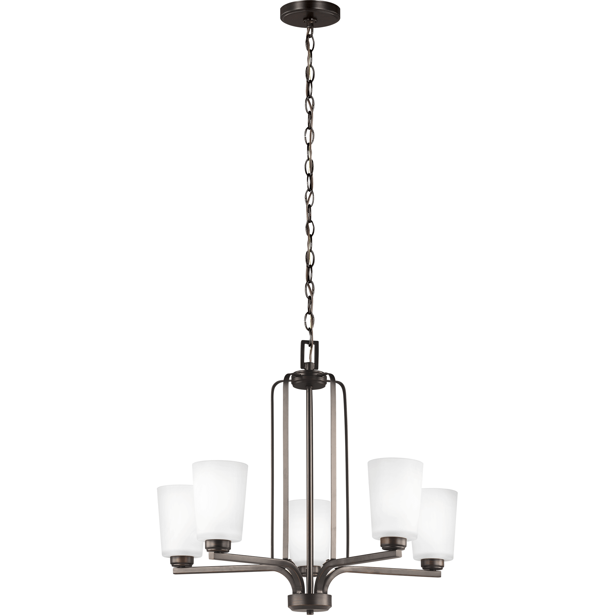 Generation Lighting - Franport 5-Light Chandelier (with Bulbs) - Lights Canada