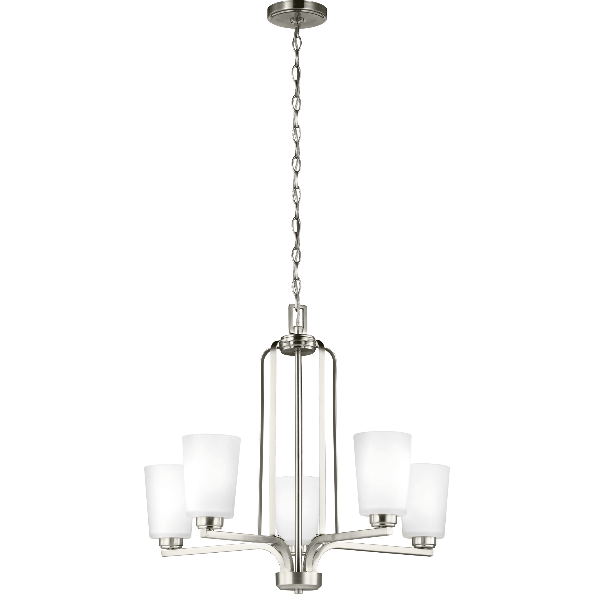 Generation Lighting - Franport 5-Light Chandelier (with Bulbs) - Lights Canada