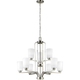Generation Lighting - Franport 9-Light Chandelier (with Bulbs) - Lights Canada