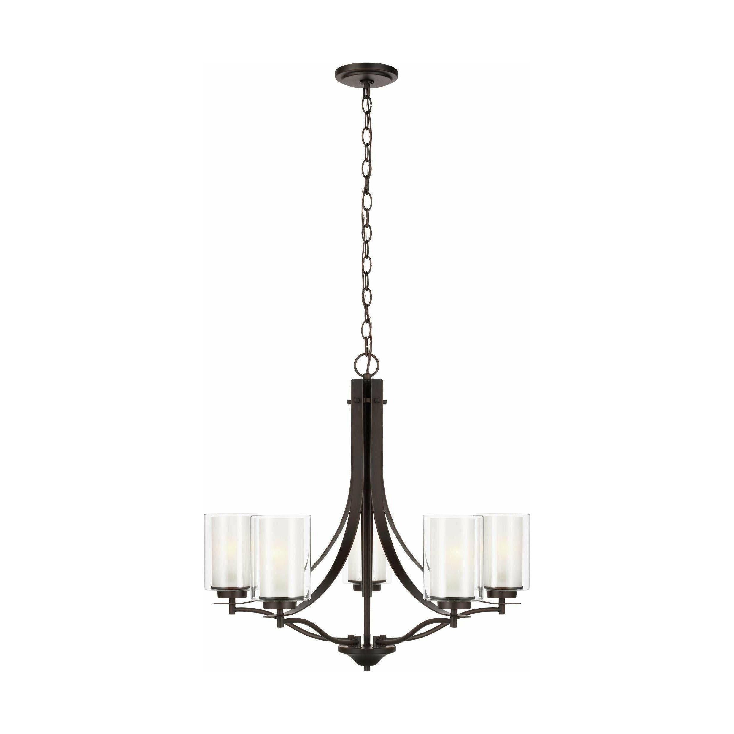 Generation Lighting - Elmwood Park 5-Light Chandelier (with Bulbs) - Lights Canada