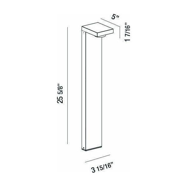 Eurofase - Led bollard Landscape Lighting - Lights Canada