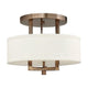 Hinkley - Hampton Semi Flush Mount - Lights Canada