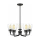 Generation Lighting - Belton 5-Light Up Chandelier (with Bulbs) - Lights Canada