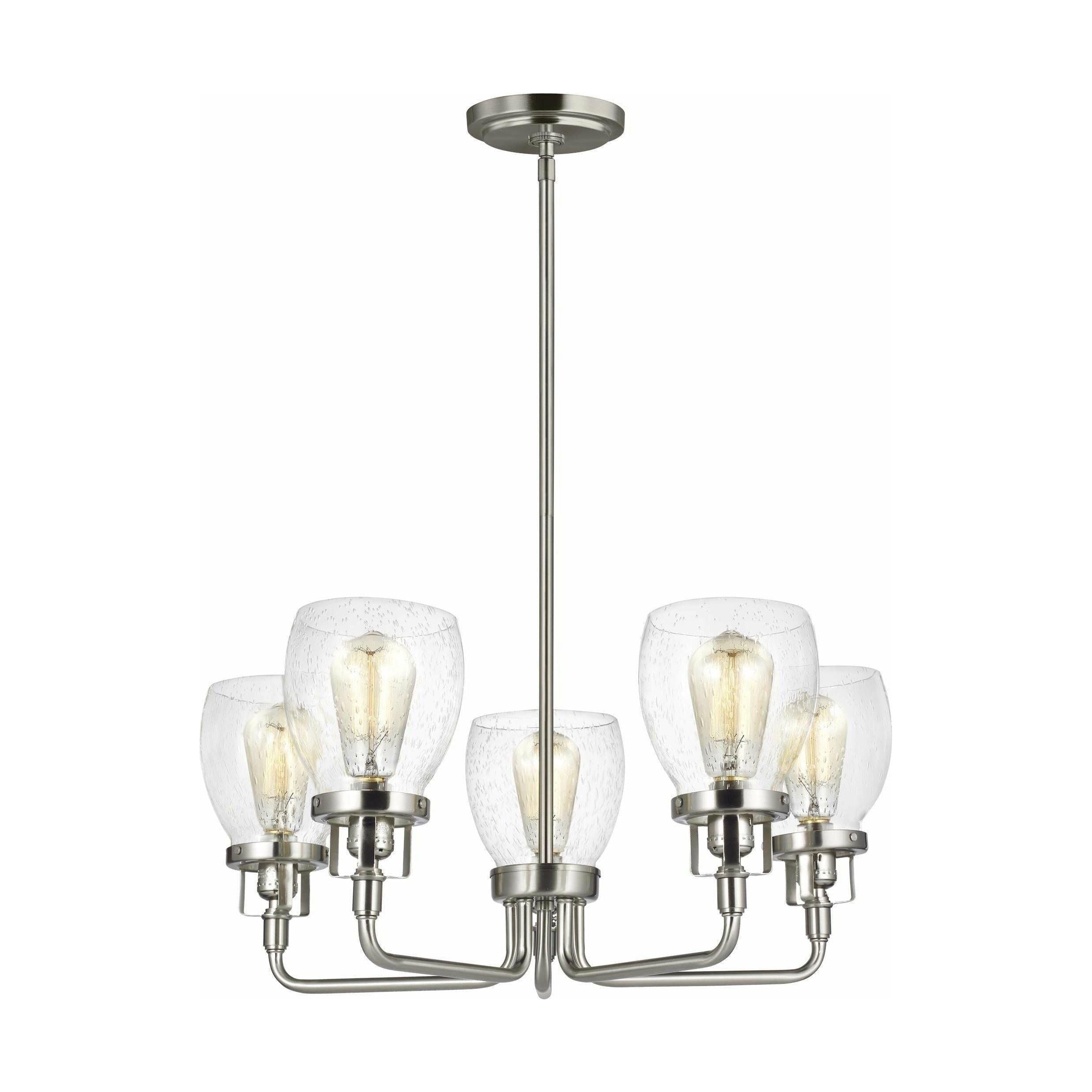 Generation Lighting - Belton 5-Light Up Chandelier (with Bulbs) - Lights Canada