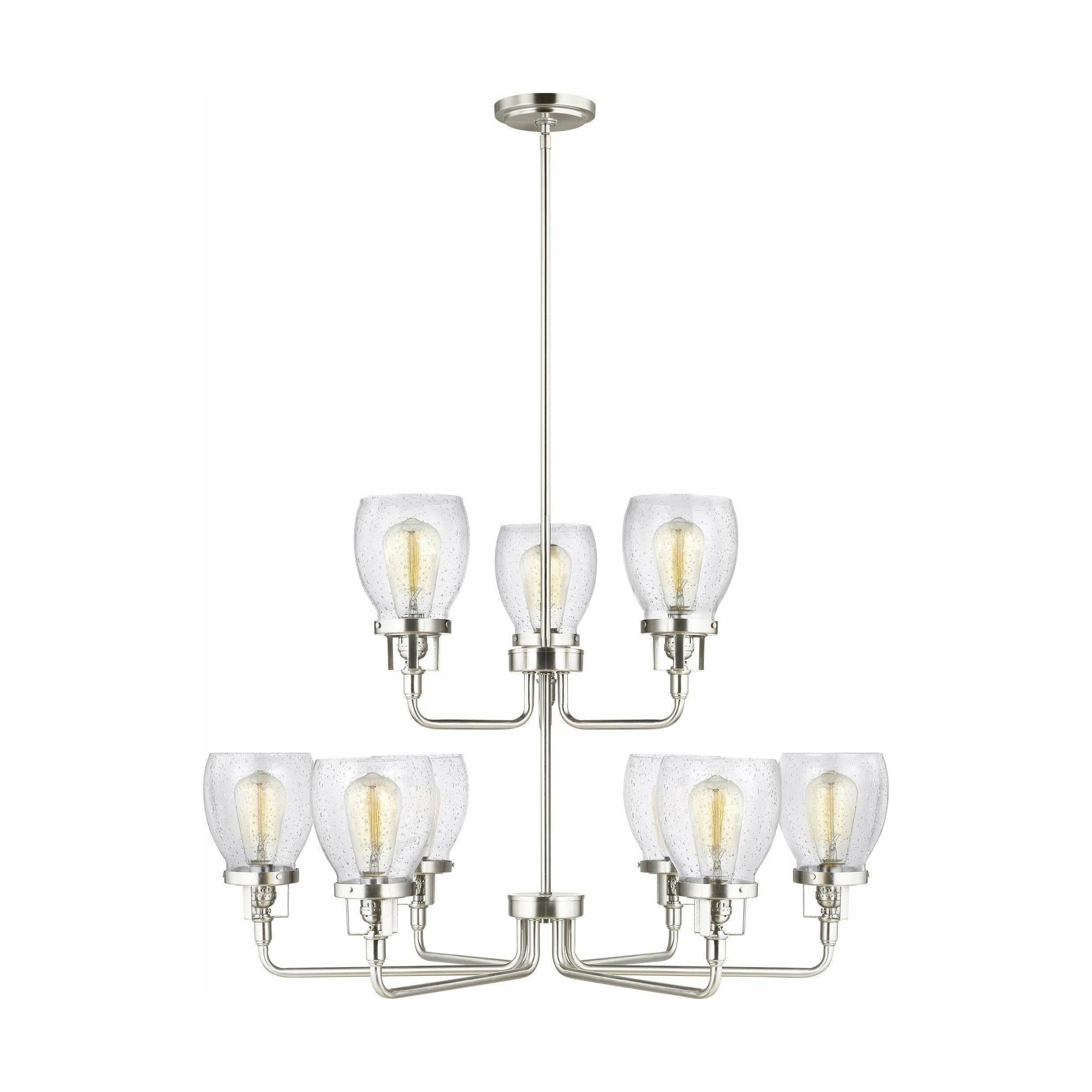 Generation Lighting - Belton 9-Light Up Chandelier (with Bulbs) - Lights Canada