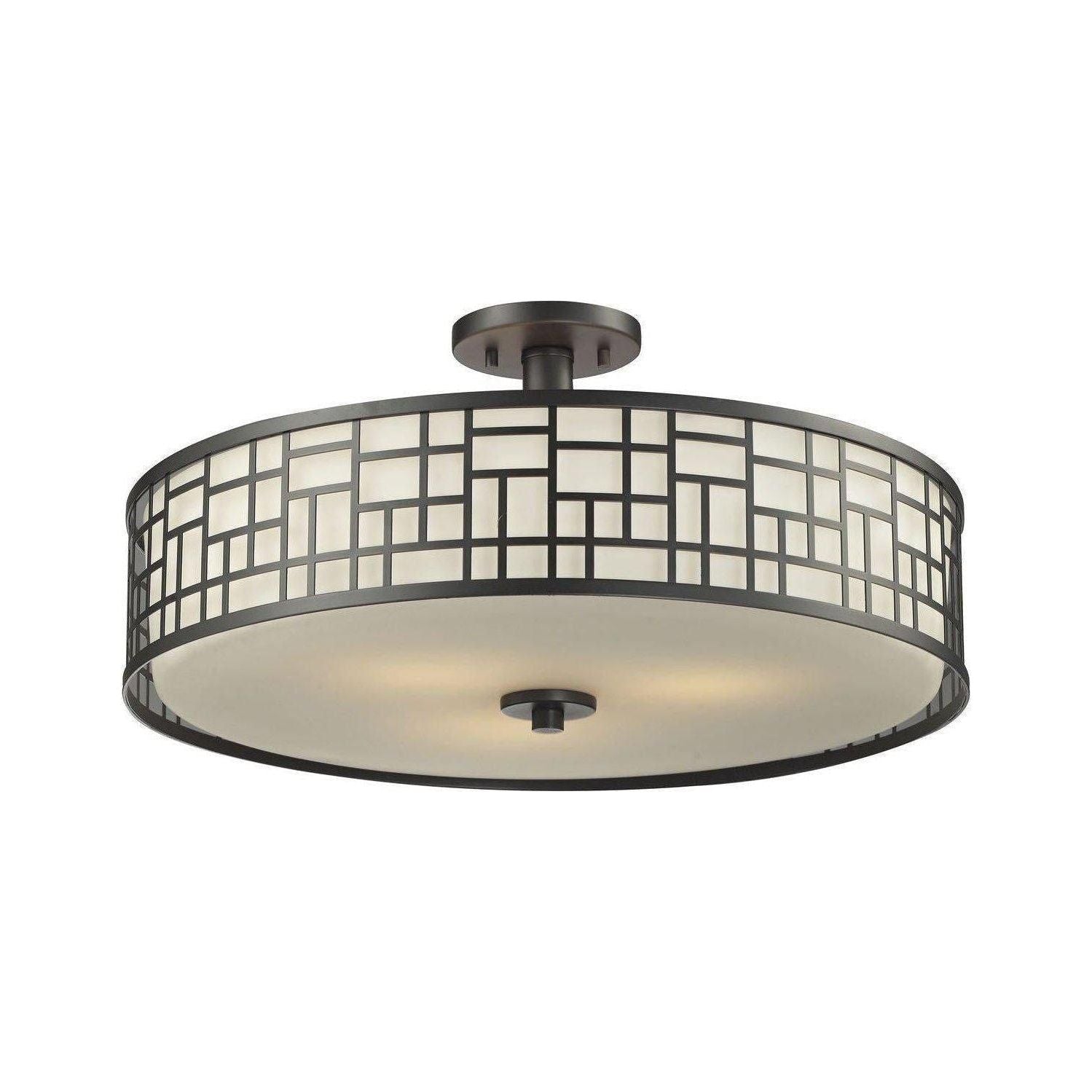 Z-Lite - Elea Semi Flush Mount - Lights Canada