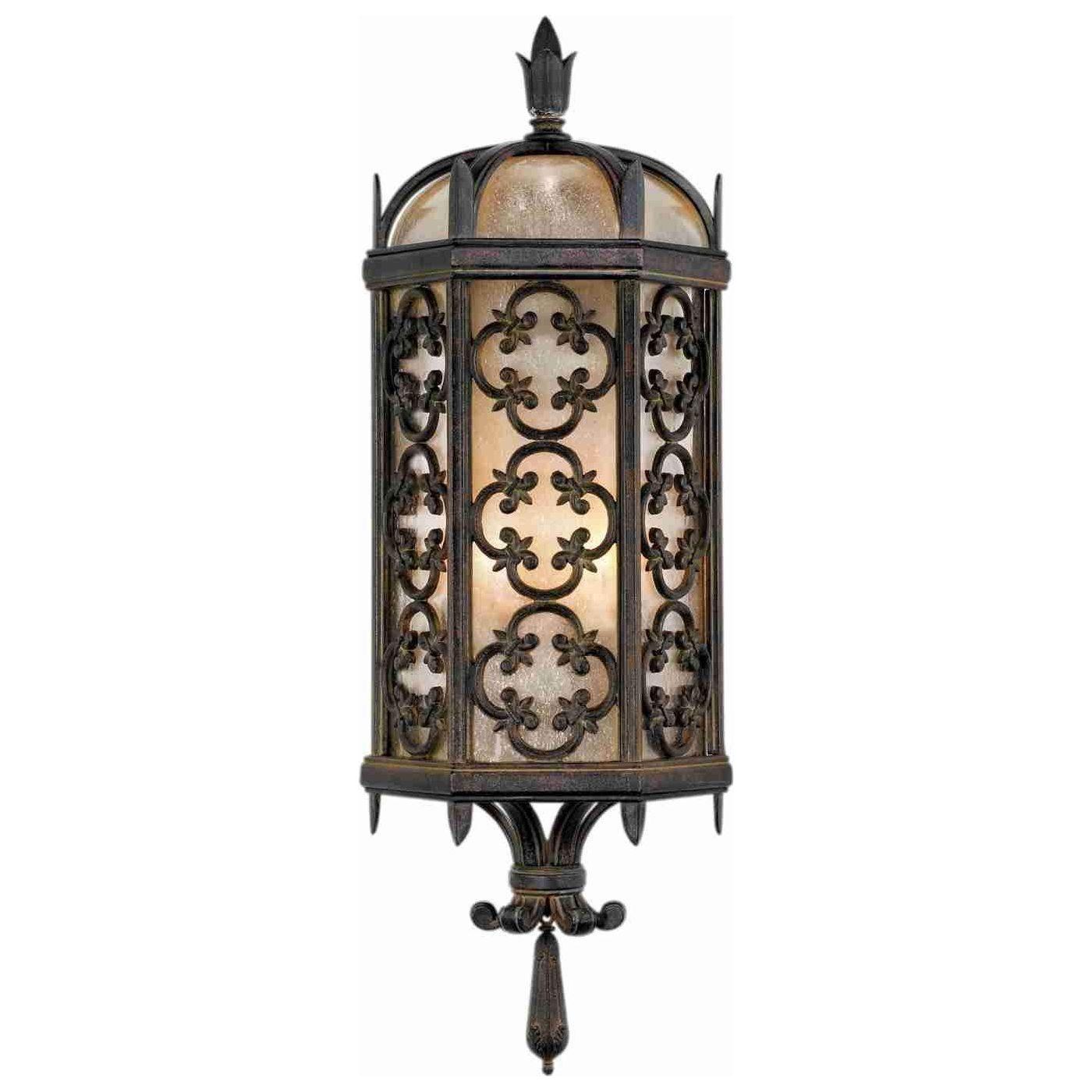 Fine Art Handcrafted Lighting - Costa del Sol Outdoor Wall Light - Lights Canada