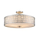 Z-Lite - Elea Semi Flush Mount - Lights Canada