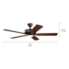 Kichler - Basics Pro Designer LED Ceiling Fan - Lights Canada
