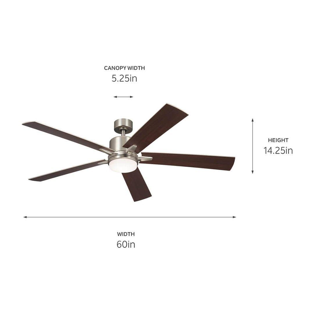 Kichler - Lucian Elite XL 60" Ceiling Fan - Lights Canada