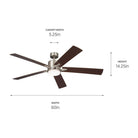 Kichler - Lucian Elite XL 60" Ceiling Fan - Lights Canada