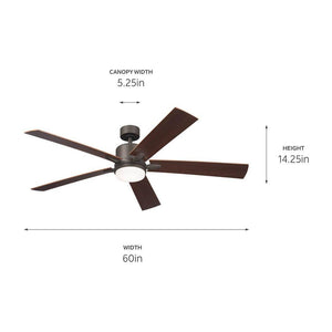 Kichler - Lucian Elite XL 60" Ceiling Fan - Lights Canada