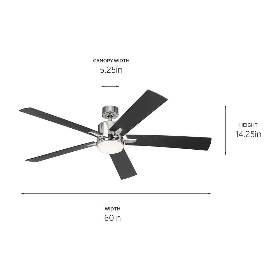 Kichler - Lucian Elite XL 60" Ceiling Fan - Lights Canada