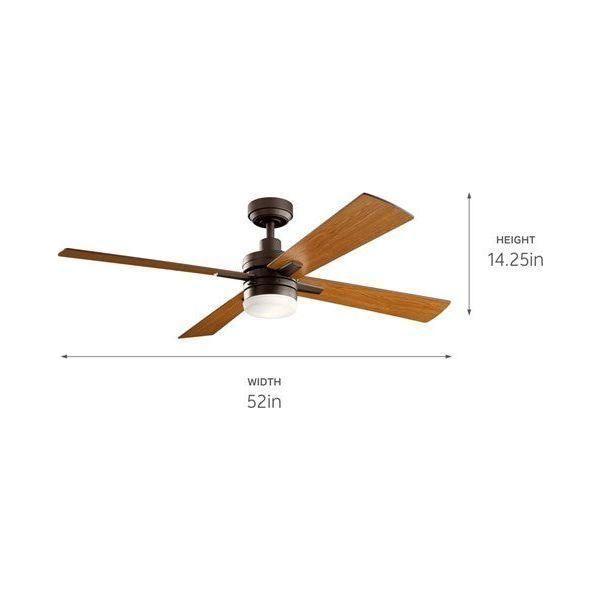 Kichler - Kichler 52 Inch Lija Fan LED - Lights Canada